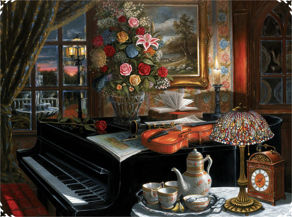 Sunset Sonata (500 Piece Wooden Jigsaw Puzzle) Sunset Sonata (500 Piece Wooden Jigsaw Puzzle)