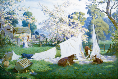 Washday Blues (50 Piece Mini Wooden Jigsaw Puzzle)