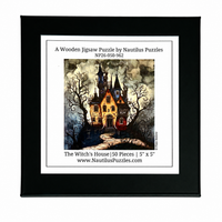 The Witch's House (50 Piece Mini Wooden Jigsaw Puzzle)