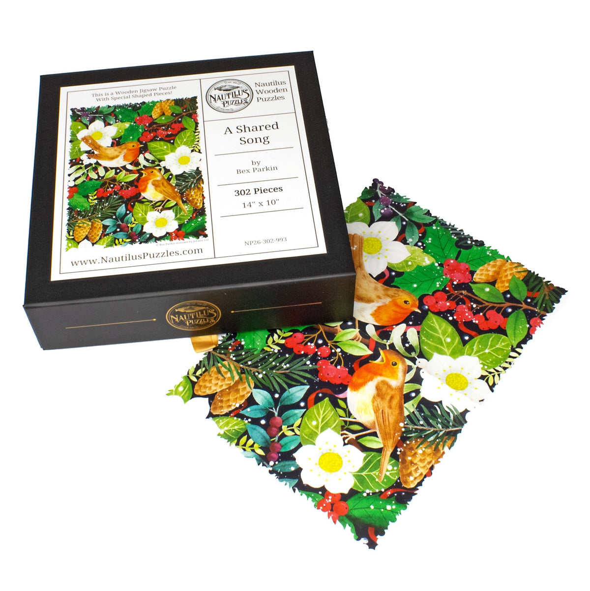 A Shared Song (302 Piece Wooden Jigsaw Puzzle) - Nautilus Puzzles - Wooden Jigsaw Puzzles For Adults