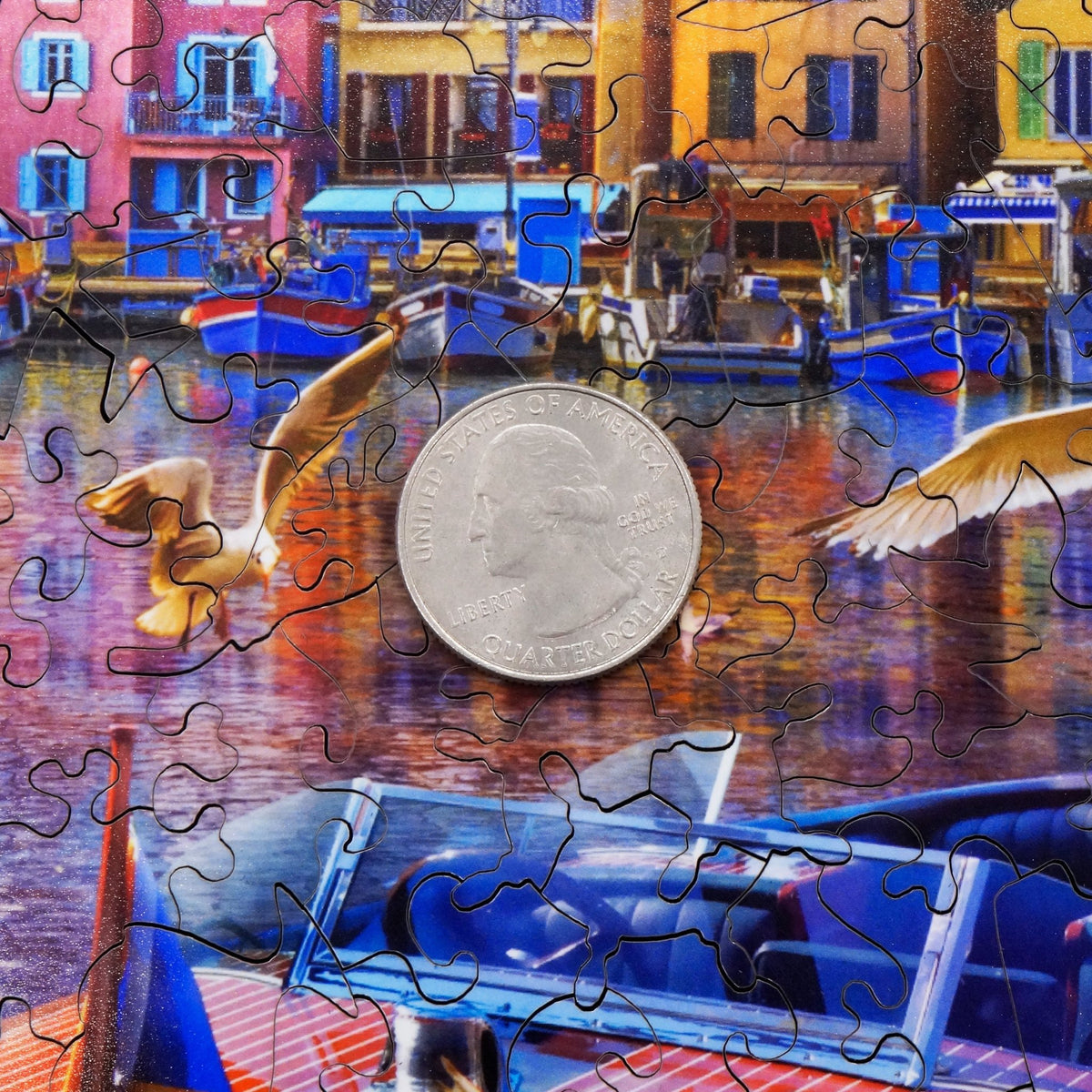 A Sunny Day in Porto (450 Piece Wooden Jigsaw Puzzle) - Nautilus Puzzles - Wooden Jigsaw Puzzles For Adults