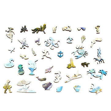 A View For Two (453 Piece Wooden Jigsaw Puzzle) - Nautilus Puzzles - Wooden Jigsaw Puzzles For Adults