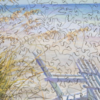 A View For Two (453 Piece Wooden Jigsaw Puzzle) - Nautilus Puzzles - Wooden Jigsaw Puzzles For Adults