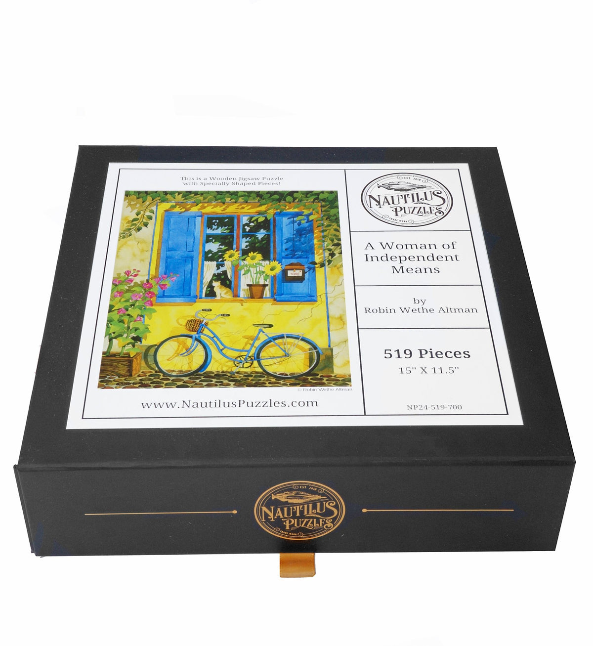 A Woman of Independent Means (519 Piece Wooden Jigsaw Puzzle) - Nautilus Puzzles - Wooden Jigsaw Puzzles For Adults