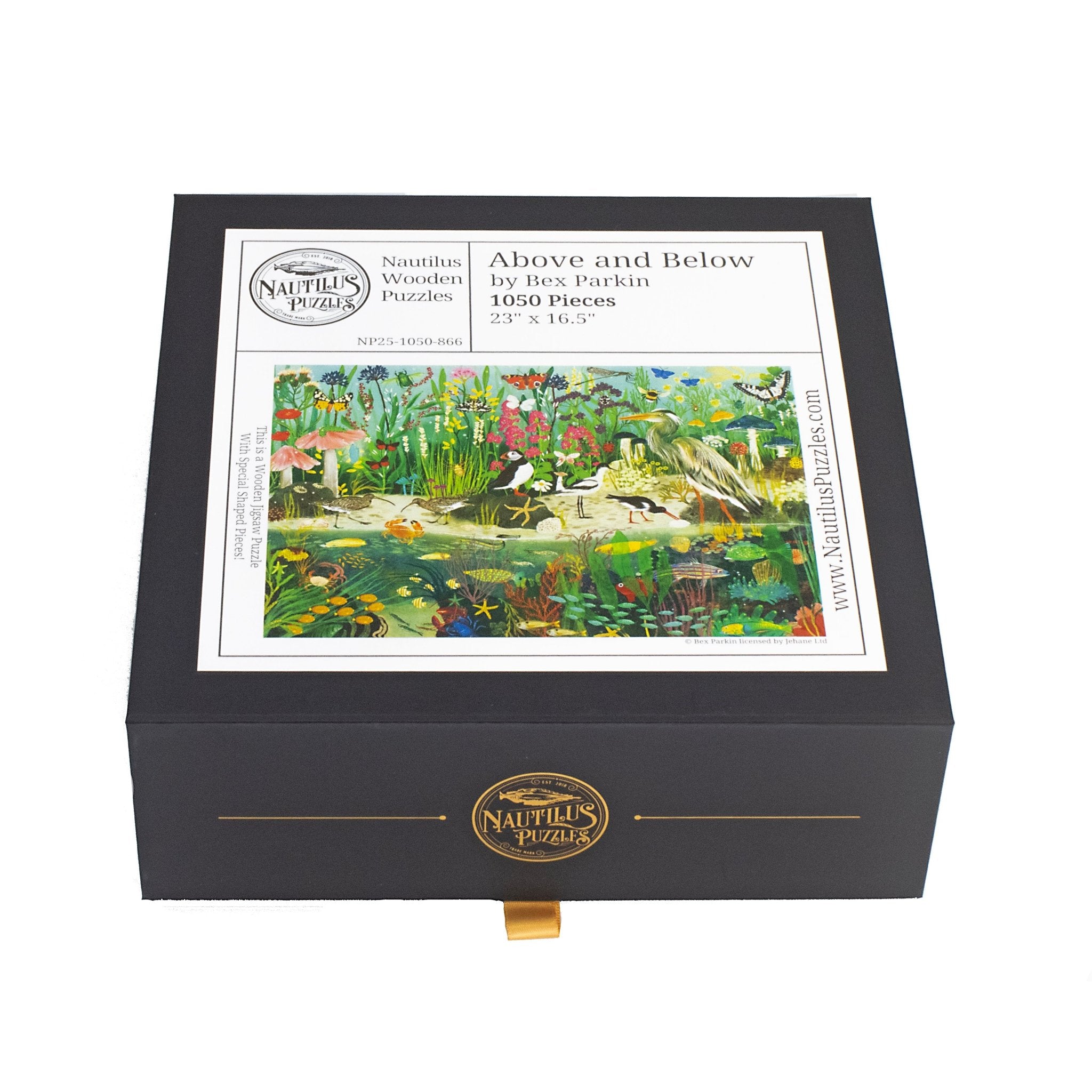 Above and Below (1050 Piece Wooden Jigsaw Puzzle) - Nautilus Puzzles - Wooden Jigsaw Puzzles For Adults