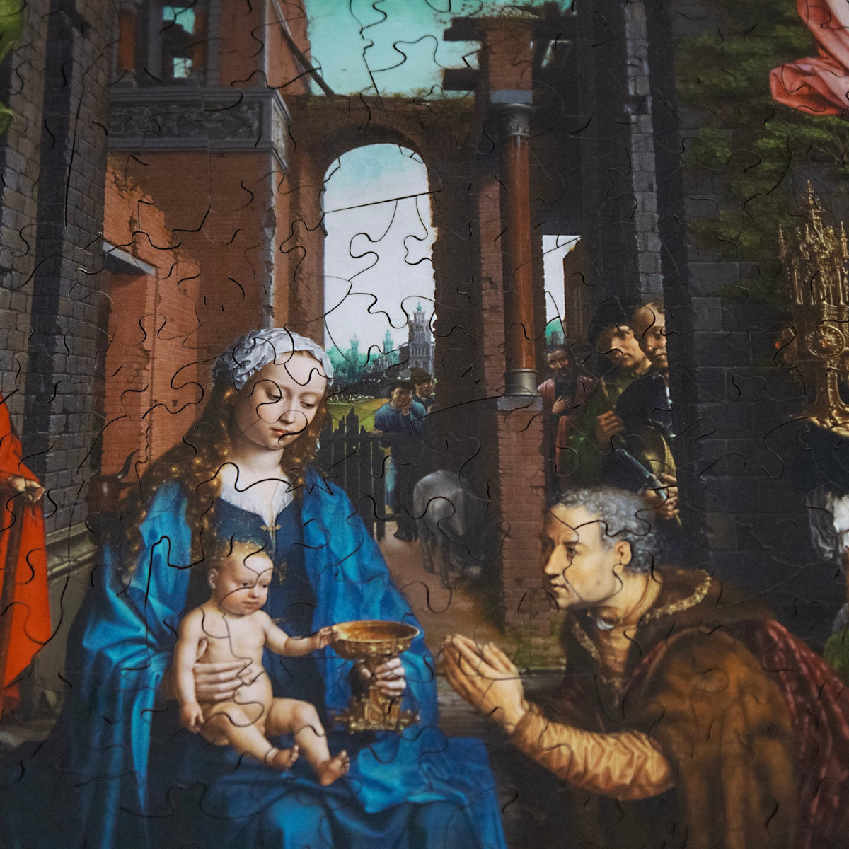 Adoration of the Kings (501 Piece Wooden Jigsaw Puzzle) - Nautilus Puzzles - Wooden Jigsaw Puzzles For Adults