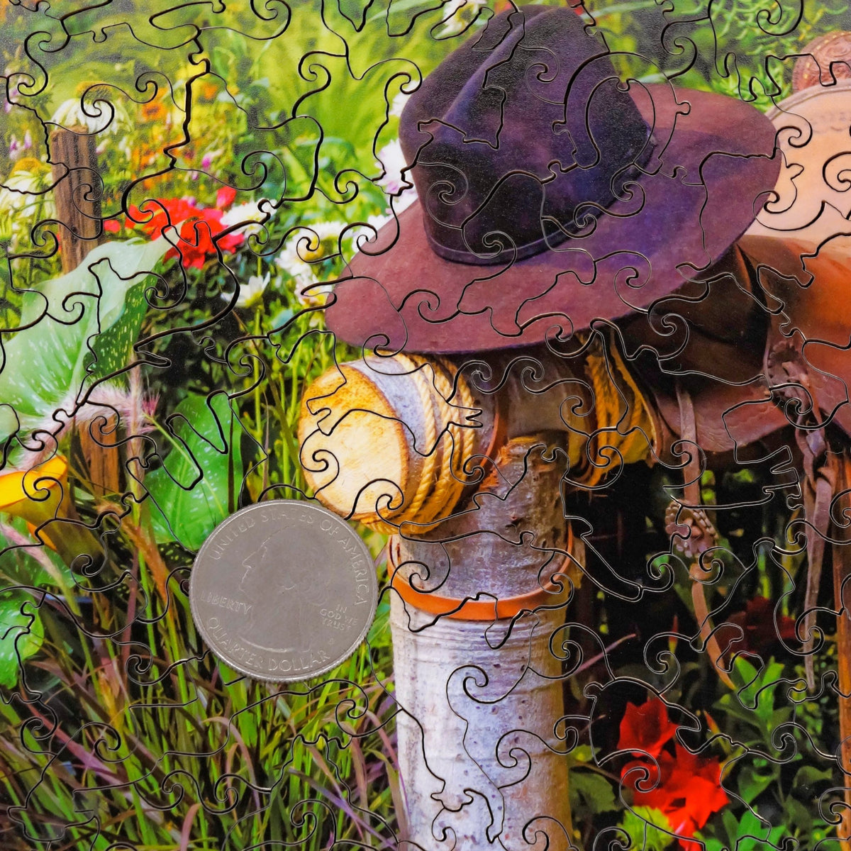 All Hat, No Horse (250 Piece Wooden Jigsaw Puzzle) - Nautilus Puzzles - Wooden Jigsaw Puzzles For Adults