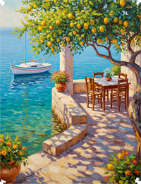 Amalfi Afternoon | Wooden Jigsaw Puzzle | 480 Pieces - Nautilus Puzzles - Wooden Jigsaw Puzzles For Adults