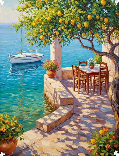 Amalfi Afternoon | Wooden Jigsaw Puzzle | 480 Pieces - Nautilus Puzzles - Wooden Jigsaw Puzzles For Adults