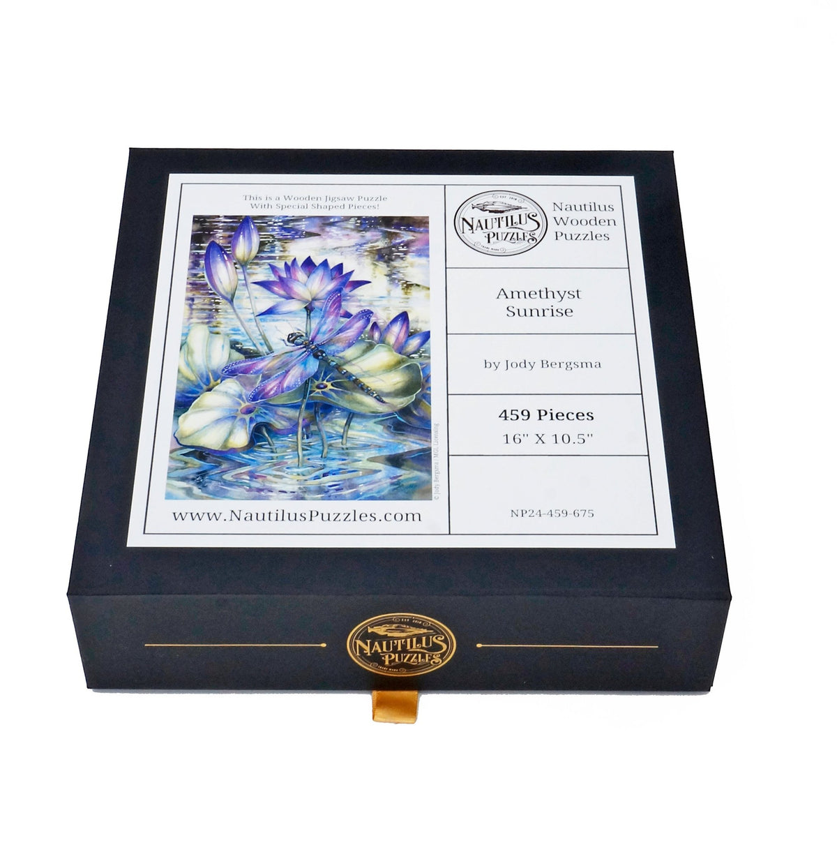 Amethyst Sunrise (459 Piece Wooden Jigsaw Puzzle) - Nautilus Puzzles - Wooden Jigsaw Puzzles For Adults