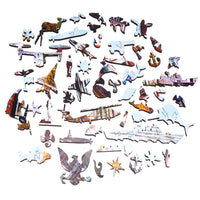 Annapolis - 600 Piece Wooden Jigsaw Puzzle - Nautilus Puzzles - Wooden Jigsaw Puzzles For Adults