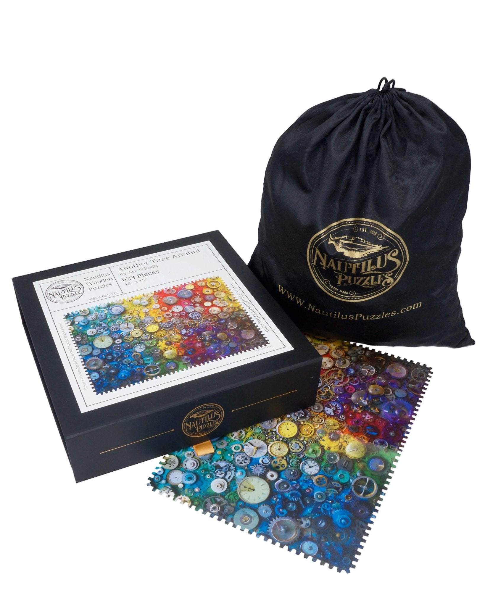 Another Time Around (623 Piece Wooden Jigsaw Puzzle) - Nautilus Puzzles - Wooden Jigsaw Puzzles For Adults