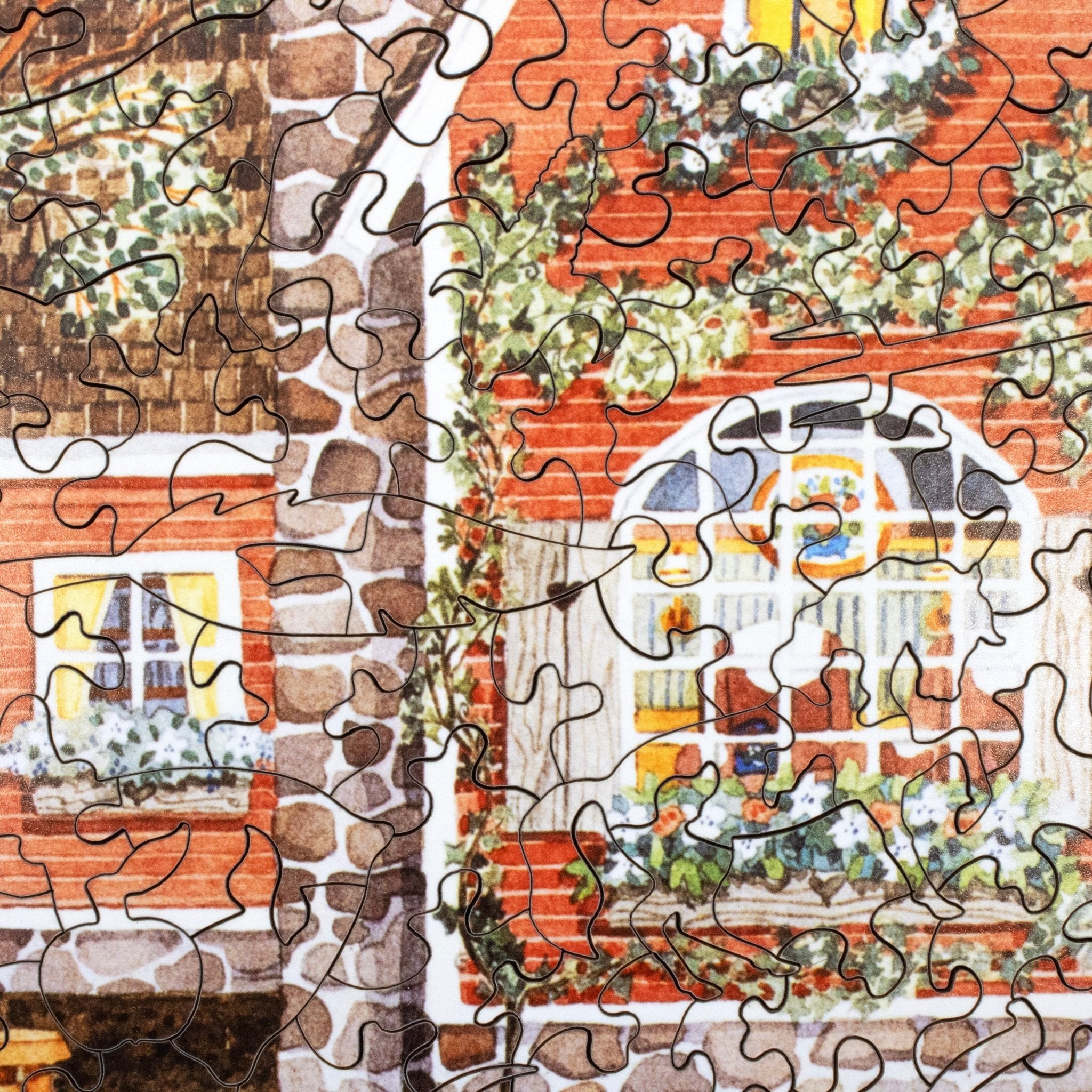 Apple Farm (475 Piece Wooden Jigsaw Puzzles) - Nautilus Puzzles - Wooden Jigsaw Puzzles For Adults