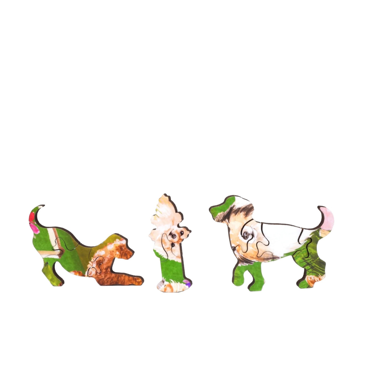 At The Dog Park (500 Piece Wooden Jigsaw Puzzle) - Nautilus Puzzles - Wooden Jigsaw Puzzles For Adults