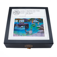 Mosaic wood jigsaw puzzle