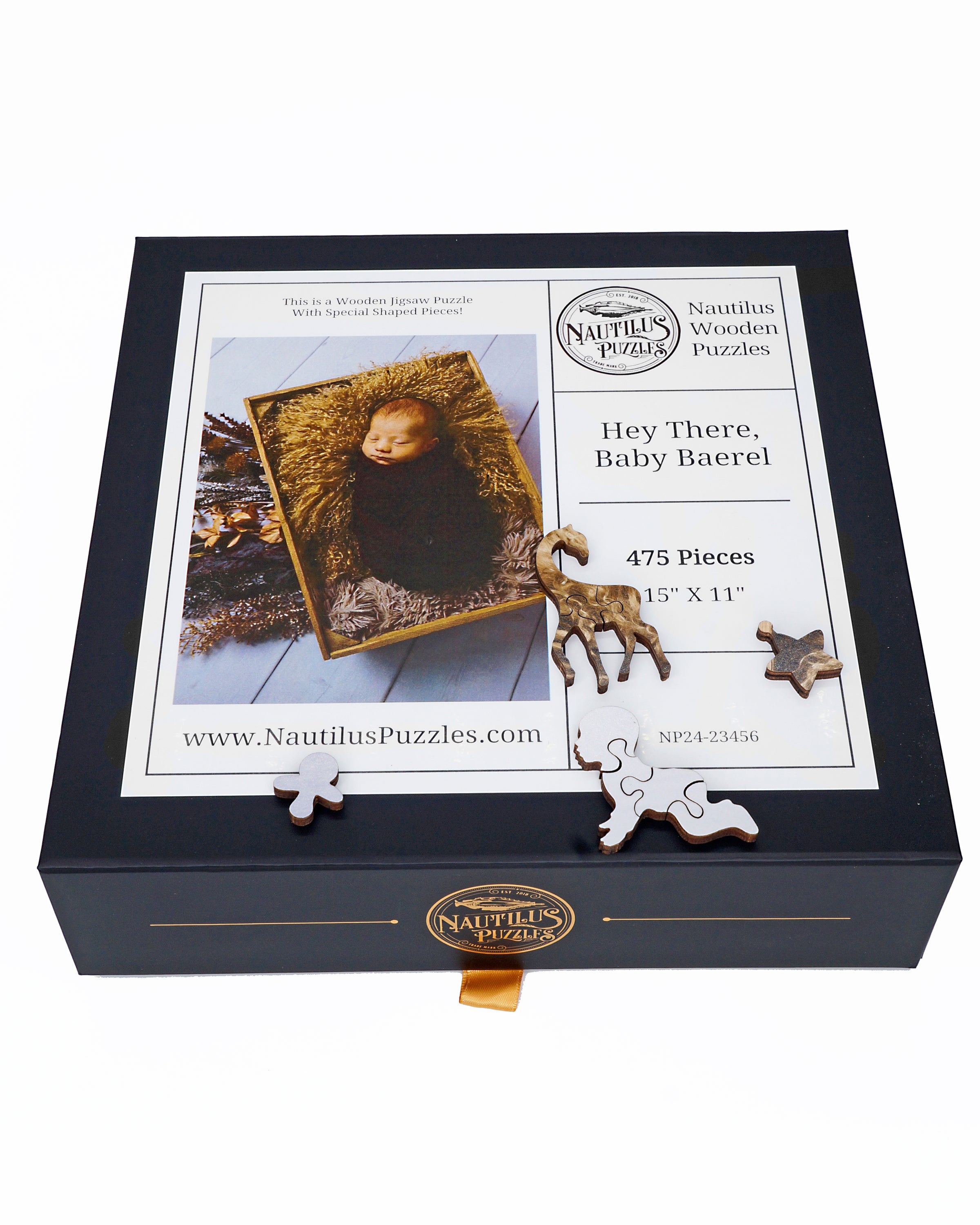 Custom Puzzle - Welcome New Baby - Nautilus Puzzles - Wooden Jigsaw Puzzles For Adults