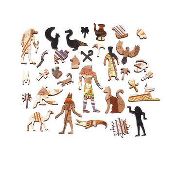 Bast, Goddess of the Home (475 Piece Wooden Jigsaw Puzzle) - Nautilus Puzzles - Wooden Jigsaw Puzzles For Adults