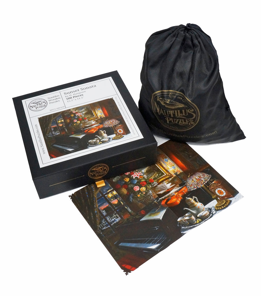 Sunset Sonata (500 Piece Wooden Jigsaw Puzzle) Sunset Sonata (500 Piece Wooden Jigsaw Puzzle)