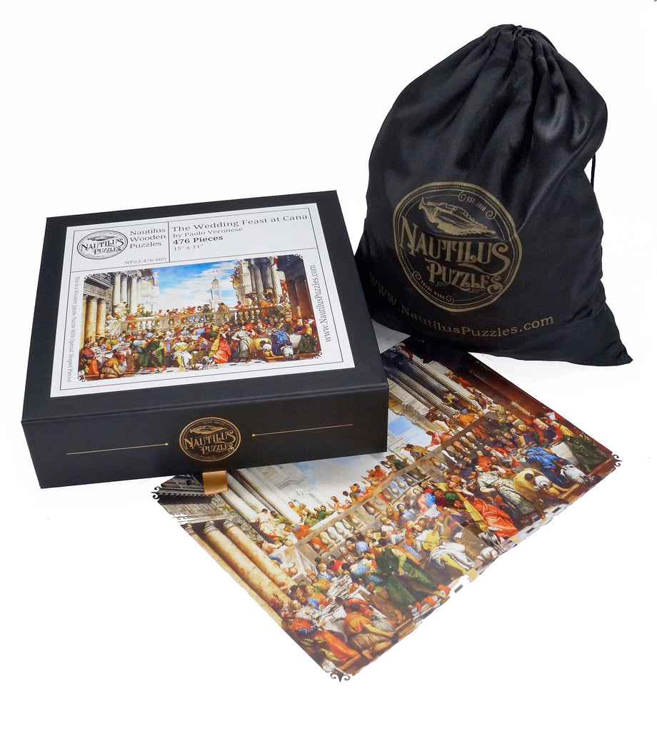 The Wedding Feast At Cana By Paolo Veronese 476 Piece Wooden Jigsaw Puzzle