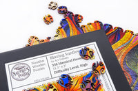 Blazing Sunflower (356 Piece Wooden Jigsaw Puzzle) - Nautilus Puzzles - Wooden Jigsaw Puzzles For Adults