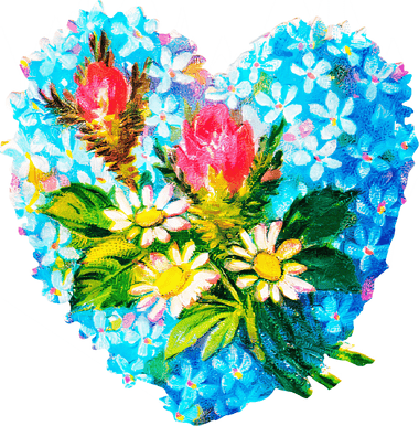 Blue Valentine (56 Piece Shaped Mini Wooden Jigsaw Puzzle) - Nautilus Puzzles - Wooden Jigsaw Puzzles For Adults
