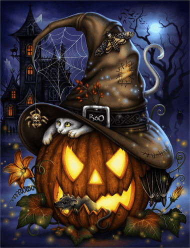 Boo! (430 Piece Halloween Wooden Jigsaw Puzzle) - Nautilus Puzzles - Wooden Jigsaw Puzzles For Adults