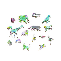 Botanical Bliss - Mini Puzzle Set - Nautilus Puzzles - Wooden Jigsaw Puzzles For Adults