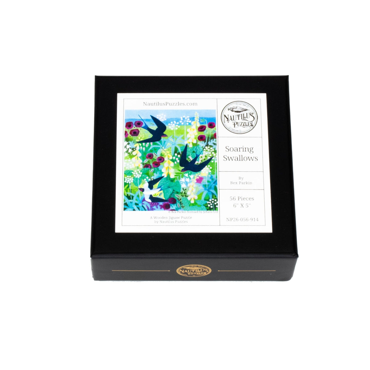 Botanical Bliss - Mini Puzzle Set - Nautilus Puzzles - Wooden Jigsaw Puzzles For Adults