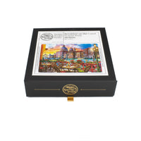 Breakfast on the Canal (503 Piece Wooden Jigsaw Puzzle) - Nautilus Puzzles - Wooden Jigsaw Puzzles For Adults