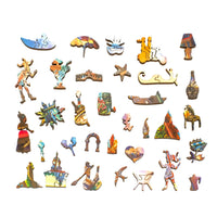 Breakfast on the Canal (503 Piece Wooden Jigsaw Puzzle) - Nautilus Puzzles - Wooden Jigsaw Puzzles For Adults
