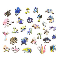 Breakfast Time for Hedgehogs Wooden Puzzle (452 Pieces) - Nautilus Puzzles - Wooden Jigsaw Puzzles For Adults
