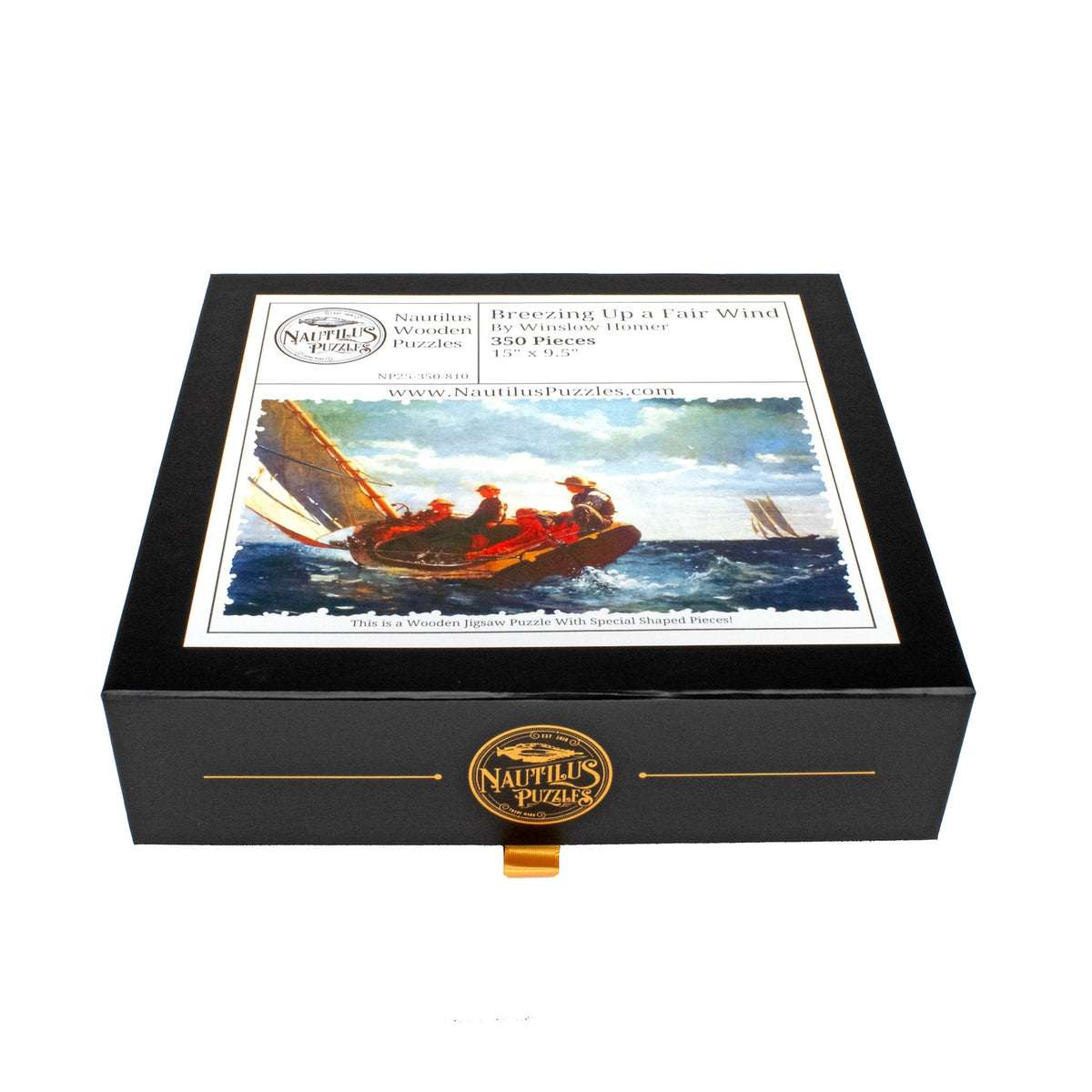 Breezing Up a Fair Wind (350 Piece Wooden Jigsaw Puzzle) - Nautilus Puzzles - Wooden Jigsaw Puzzles For Adults
