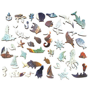 Breezing Up a Fair Wind (350 Piece Wooden Jigsaw Puzzle) - Nautilus Puzzles - Wooden Jigsaw Puzzles For Adults