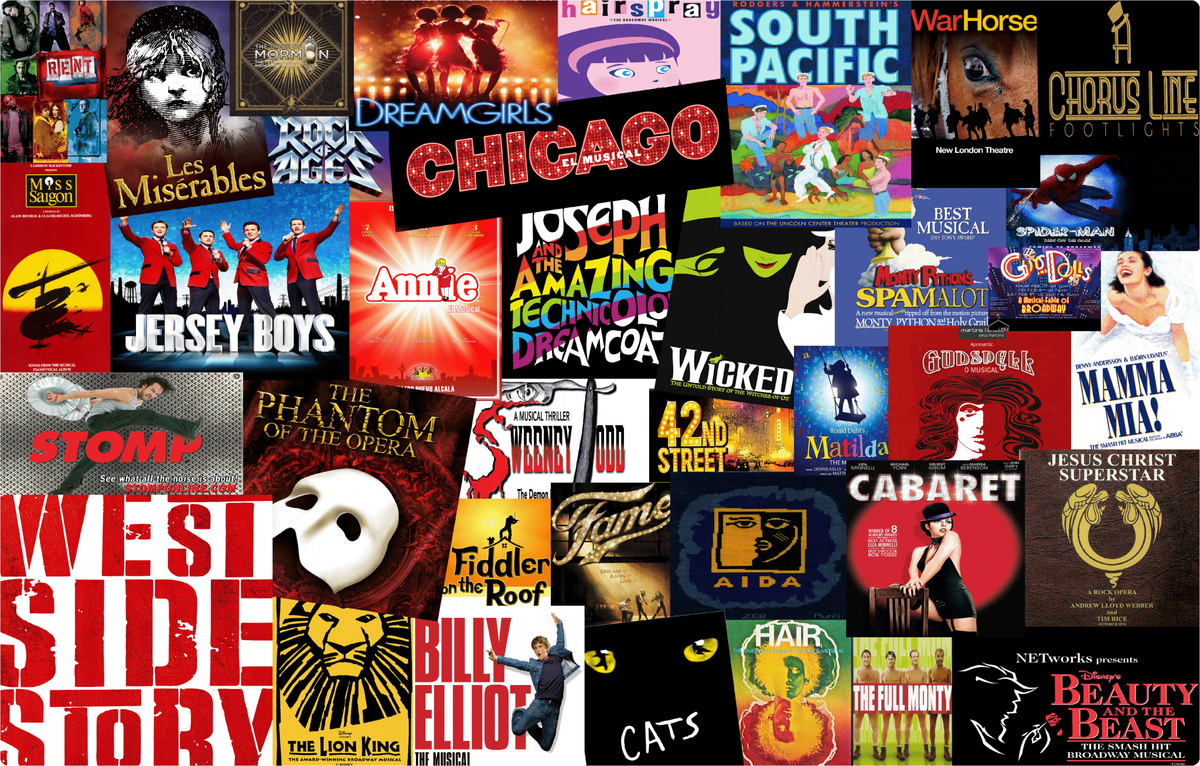 Broadway Musicals (499 Piece Wooden Jigsaw Puzzle) - Nautilus Puzzles - Wooden Jigsaw Puzzles For Adults