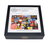 Broadway Musicals (499 Piece Wooden Jigsaw Puzzle) - Nautilus Puzzles - Wooden Jigsaw Puzzles For Adults