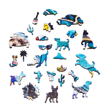 Bug Eyed (200 Piece Wooden Jigsaw Puzzle) - Nautilus Puzzles - Wooden Jigsaw Puzzles For Adults