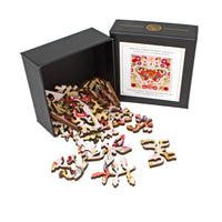 Butterfly in Blush - 51 Piece Mini Wooden Jigsaw Puzzle
