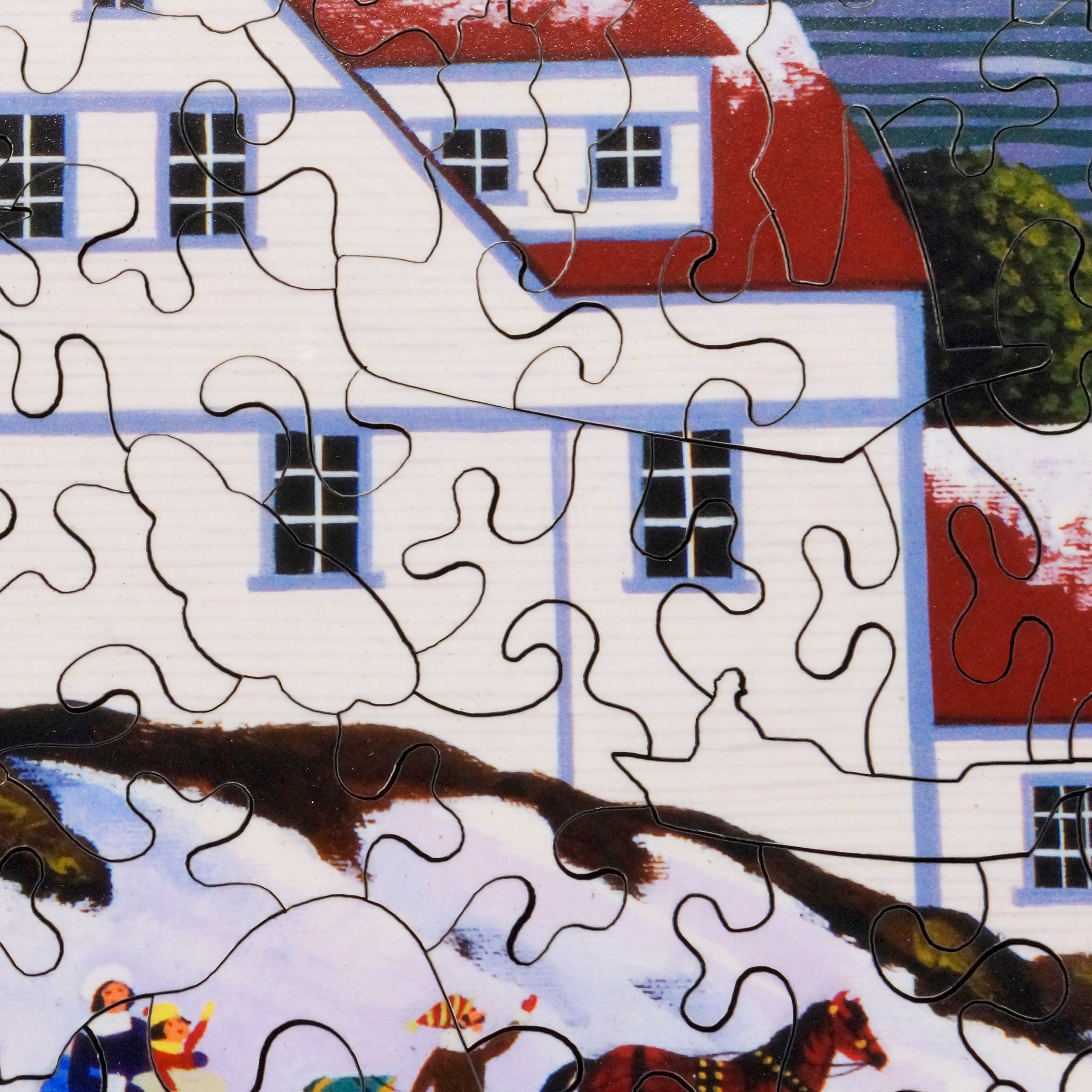 Stave wood puzzle