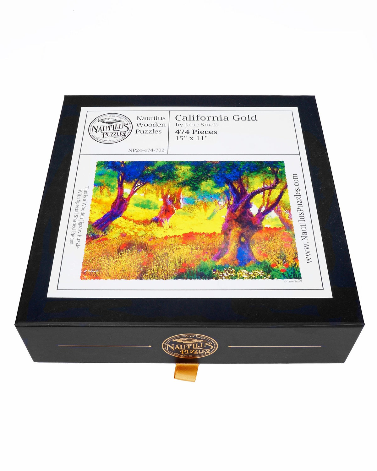 California Gold (474 Piece Wooden Jigsaw Puzzle) - Nautilus Puzzles - Wooden Jigsaw Puzzles For Adults