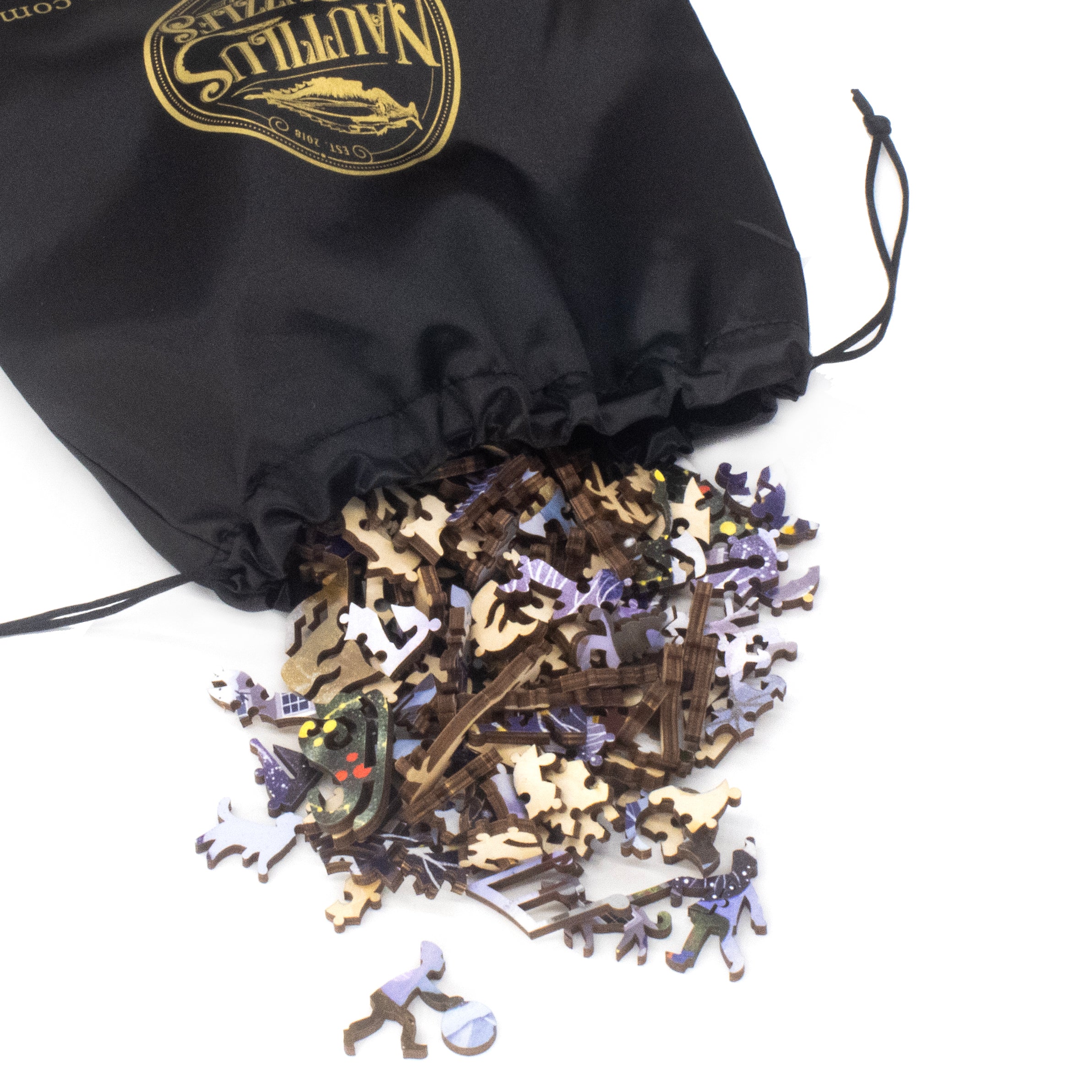 Mosaic wooden jigsaw puzzles