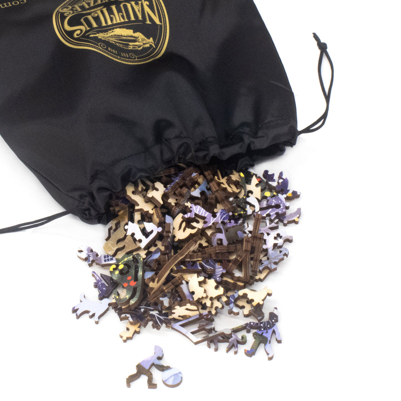 Mosaic wooden jigsaw puzzles