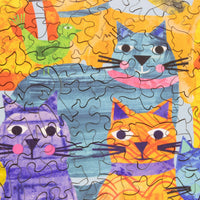 Cat Party (500 Piece Wooden Jigsaw Puzzle) - Nautilus Puzzles - Wooden Jigsaw Puzzles For Adults