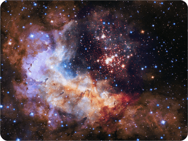 Celestial Fireworks (50 Piece Mini Puzzle) - Nautilus Puzzles - Wooden Jigsaw Puzzles For Adults