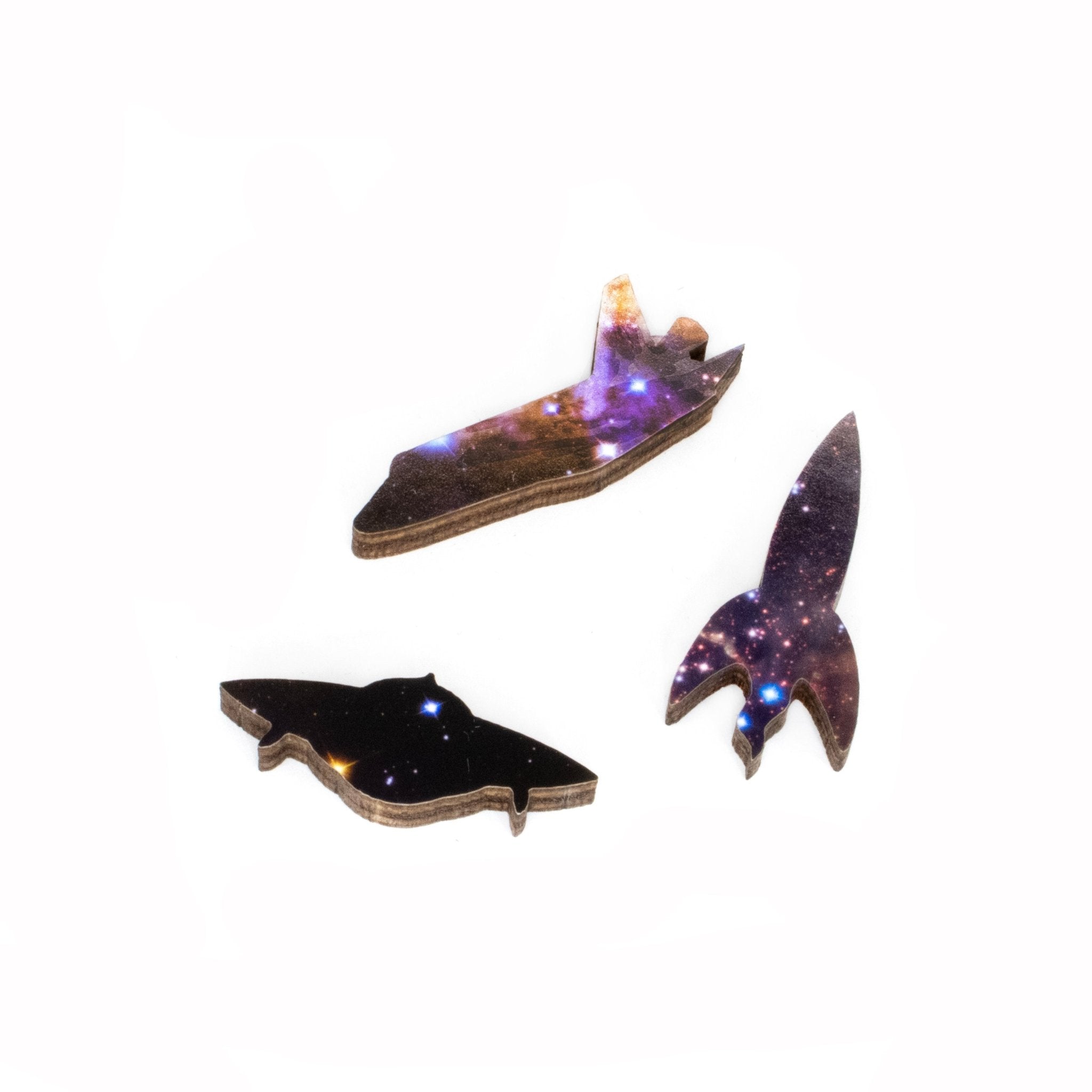 Celestial Fireworks (50 Piece Mini Puzzle) - Nautilus Puzzles - Wooden Jigsaw Puzzles For Adults
