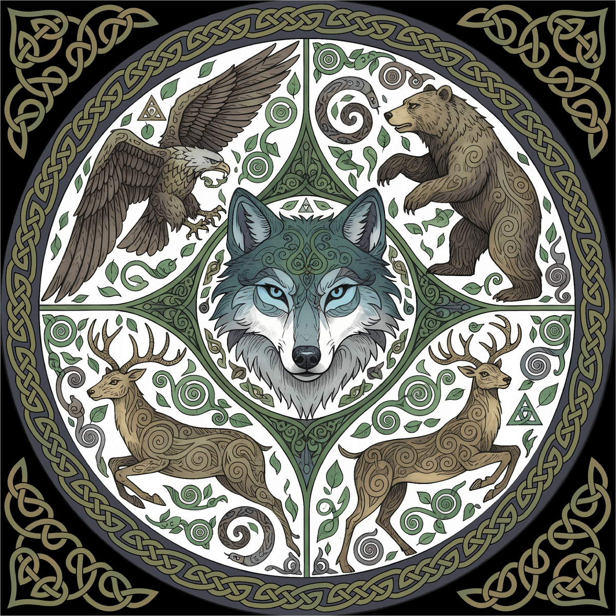 Celtic Mandala (200 Piece Wooden Puzzle) - Nautilus Puzzles - Wooden Jigsaw Puzzles For Adults