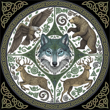 Celtic Mandala (200 Piece Wooden Puzzle) - Nautilus Puzzles - Wooden Jigsaw Puzzles For Adults