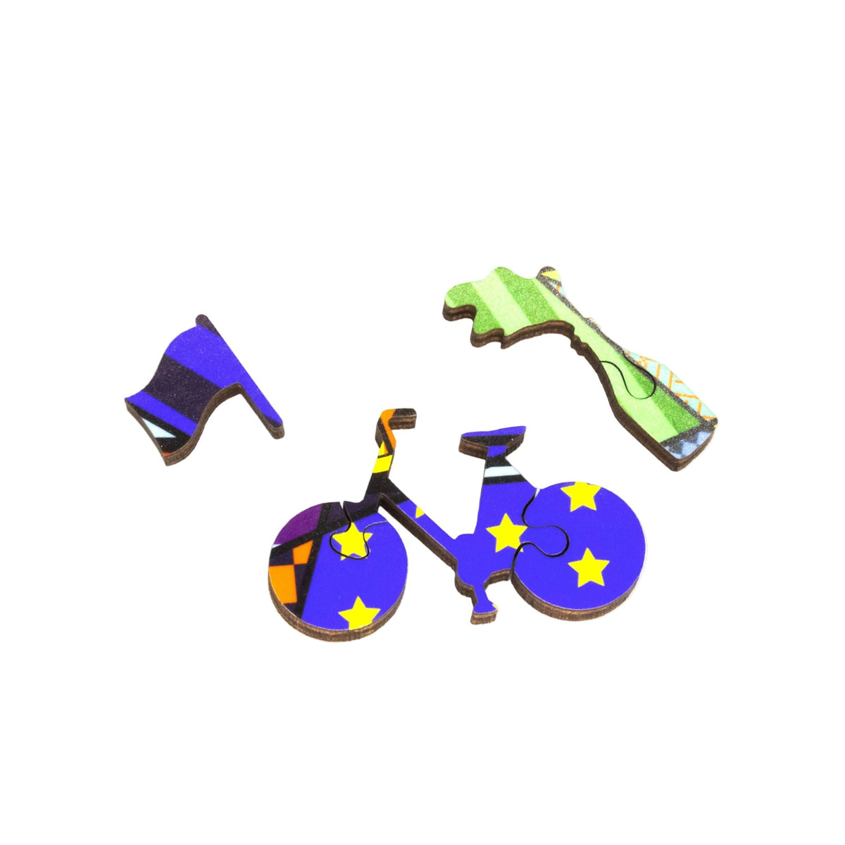 Chain Reaction (56 Piece Mini Puzzle) - Nautilus Puzzles - Wooden Jigsaw Puzzles For Adults