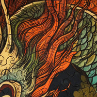 Chinese Dragon (370 Piece Wooden Jigsaw Puzzle) - Nautilus Puzzles - Wooden Jigsaw Puzzles For Adults