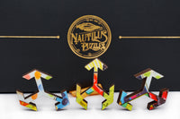 Stave wooden puzzles