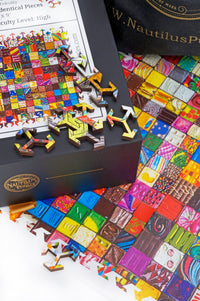 Chocoholic (338 Piece Wooden Jigsaw Puzzle) - Nautilus Puzzles - Wooden Jigsaw Puzzles For Adults